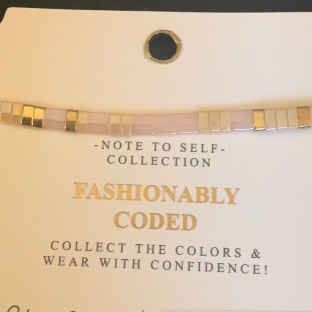 NWT Pink and Gold Bracelet - Picture 2 of 2